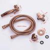 ATLION Rose Gold Brass Handheld Bidet Sprayer Set with 1.5 m Stainless Steel Hose view 3