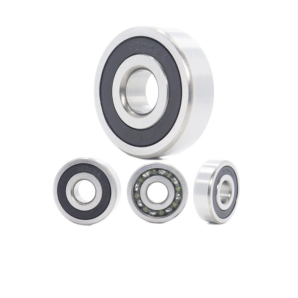 GODARM TRUSTTWO 6200-2RS Bearings, 10 x 30 x 9 mm, 4-Pack, Chrome Steel, Double-Sealed, for Bicycle BB90 Bottom Brackets