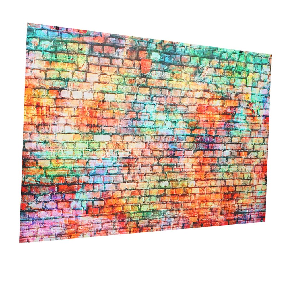 Colorful Brick Backdrop for Studio Photography