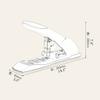 Heavy-Duty Stapler, 120 Sheets, Manual Metal Stapler view 2