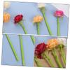 MAGICLULU 20-Piece Artificial Flower Ballpoint Pens, Creative Silicone Writing Pens, Assorted Colors view 2