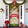 Christmas Santa Door Cover, 93 x 201 cm, Hanging Banner, Variant C, One Size view 1