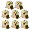 8-Pack V-Groove Rope Pulleys with Ball Bearings, 210 kg Capacity view 1