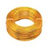 Aluminum Wire, 1 Roll for Jewelry Making, 0.8–6 mm, 23 Colors, Orange view 1