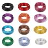 Aluminum Wire, 1 Roll for Jewelry Making, 0.8–6 mm, 23 Colors, Orange view 2