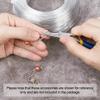 Aluminum Wire, 1 Roll for Jewelry Making, 0.8–6 mm, 23 Colors, Orange view 3