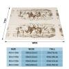 ObabO Western Desert Cactus Cowboys Ultra-Soft Flannel Blanket view 4