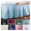 Classic Thick Ruffled Bed Skirt, Dark Green, Queen 150 x 200 x 38 cm view 2