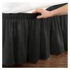 Classic Thick Ruffled Bed Skirt, Dark Green, Queen 150 x 200 x 38 cm view 4