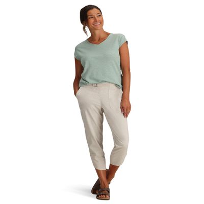 Royal Robbins Hempline Capris, Blended, Undyed, Size 6, 24 in