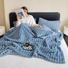 ZYFAB Ultra-Soft Luxury Fluffy Faux Rabbit Fur Blanket, Thick Warm Reversible Plush Blanket for Couch, Bed or Sofa, 150 × 200 cm view 2