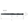 NWKc HSS DIN 345 Milled Morse-Taper Metal Drill Bit (36 mm) view 4
