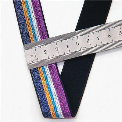 RUNGG 25 mm Striped Lattice Elastic Band
