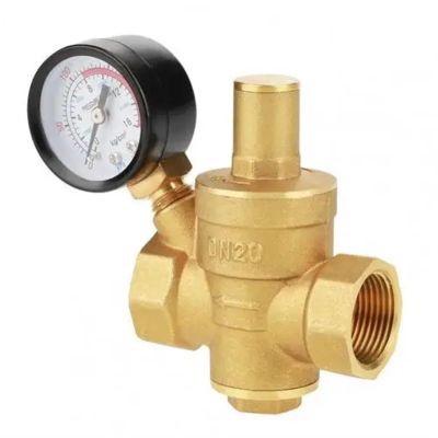 Durable Water Pressure Reducer, Die-Cast, Adjustable, Rust-Resistant, Lead-Free