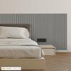 Desiwa Wall & Ceiling Panels, 6-Piece Set, Oak White Black, 10.7 x 130 cm view 3