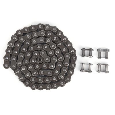 Roller Chain Drive Tensioner with Spring Master Link, 0.5 m Carbon Steel Chain