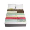 Highdi 3D Wood Panel Fitted Sheet, Soft Breathable Microfiber, Deep Pocket up to 8 in, 63 x 79 in, Beige Red view 1