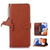 TIANYUE Case for Sony Xperia 10 V, Litchi-Textured Genuine Leather Wallet Case with RFID Blocking, Brown view 1