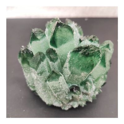 1 Pc 300–900 g Natural Green Phantom Quartz Crystal Cluster Rough Stone for Home and Office Decor, HEPBAK (Size: 300–400 g)