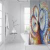 Wewoo Home Cute Owl Pair Shower Curtain Set, 120 x 210 cm view 3