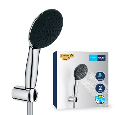 GROHE Vitalio 110 Shower Set, 2 Spray Patterns, 7 L/min