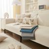 Waterproof L-Shaped Sectional Sofa Cover, Beige, 90 x 210 cm view 2
