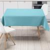 KEVKUS Solid Light Blue 291 PVC Tablecloth, Oval 140 x 200 cm, Raw Cut Edge view 3