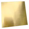 IkErna 100 × 100 mm Brass Sheet for Metalworking, Crafts & DIY, 2.5–5 mm Thick view 1
