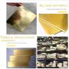 IkErna 100 × 100 mm Brass Sheet for Metalworking, Crafts & DIY, 2.5–5 mm Thick view 4
