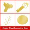 IkErna Brass Metal Strip, 50 mm Wide, 1,000 mm Long, 0.15–1 mm Thick view 3
