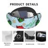 Merry Christmas Printed Fanny Pack with Headphone Port, Adjustable, One Size view 2