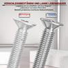 Drenky 10-Pack M8 x 10 mm Stainless Steel Countersunk Socket Head Screws, DIN 7991 / ISO 10642 view 3