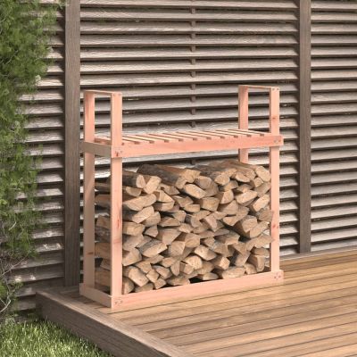 Homgoday Solid Douglas Fir Wood Rack, 110 x 35 x 108.5 cm