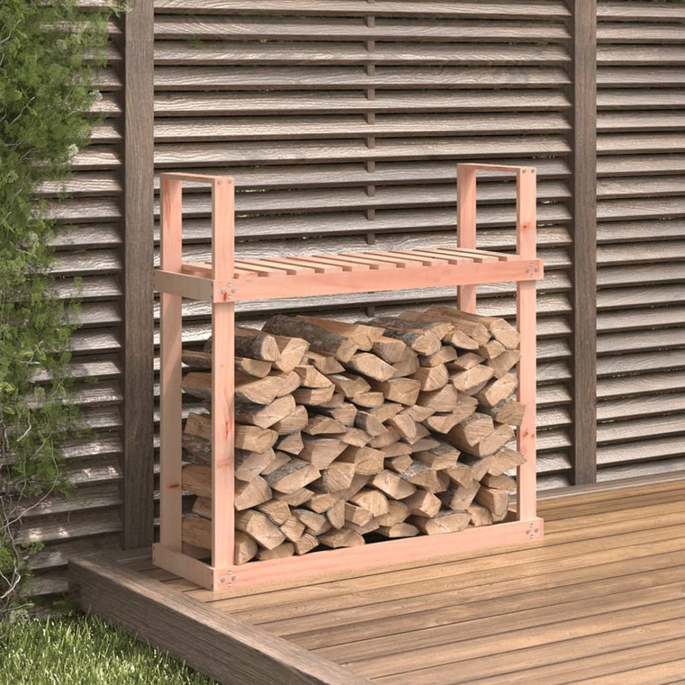 Homgoday Solid Douglas Fir Wood Rack, 110 x 35 x 108.5 cm