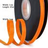 DUBMAG Fabric Ribbon for Gift Wrapping, Satin Double-Sided Ribbon with Gold Edges, Purple view 2
