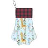 NEZIH Giraffe Floral Print Christmas Pet Paw Stocking view 1