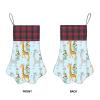 NEZIH Giraffe Floral Print Christmas Pet Paw Stocking view 2