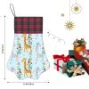 NEZIH Giraffe Floral Print Christmas Pet Paw Stocking view 3