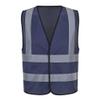 AYKRM High-Visibility Safety Vest with Reflective Stripes, Navy view 4