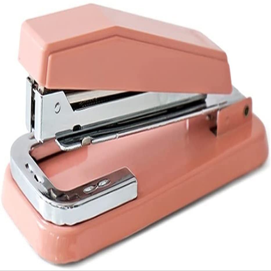 180° Rotatable Desktop Stapler, Includes 1,000 Staples, 35-Sheet Capacity, for Students and Office Use (Color: A)