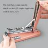 180° Rotatable Desktop Stapler, Includes 1,000 Staples, 35-Sheet Capacity, for Students and Office Use (Color: A) view 3