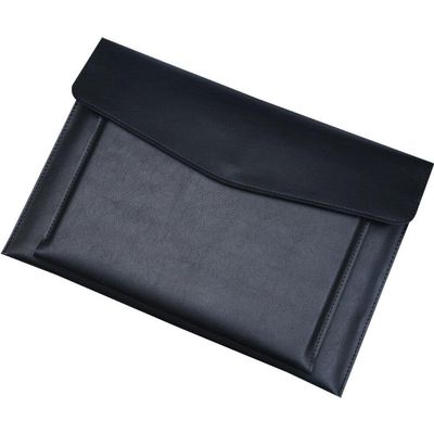 A4 Leather File Folder, Large-Capacity Waterproof Office Organizer