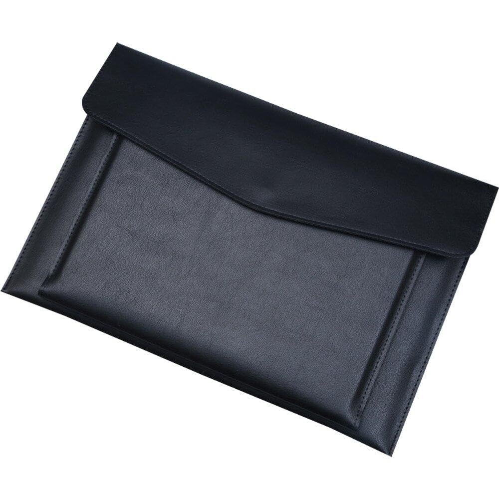 A4 Leather File Folder, Large-Capacity Waterproof Office Organizer