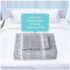 135x200 Purple Floral Duvet Cover Set, 3-Piece Microfiber Bedding view 4