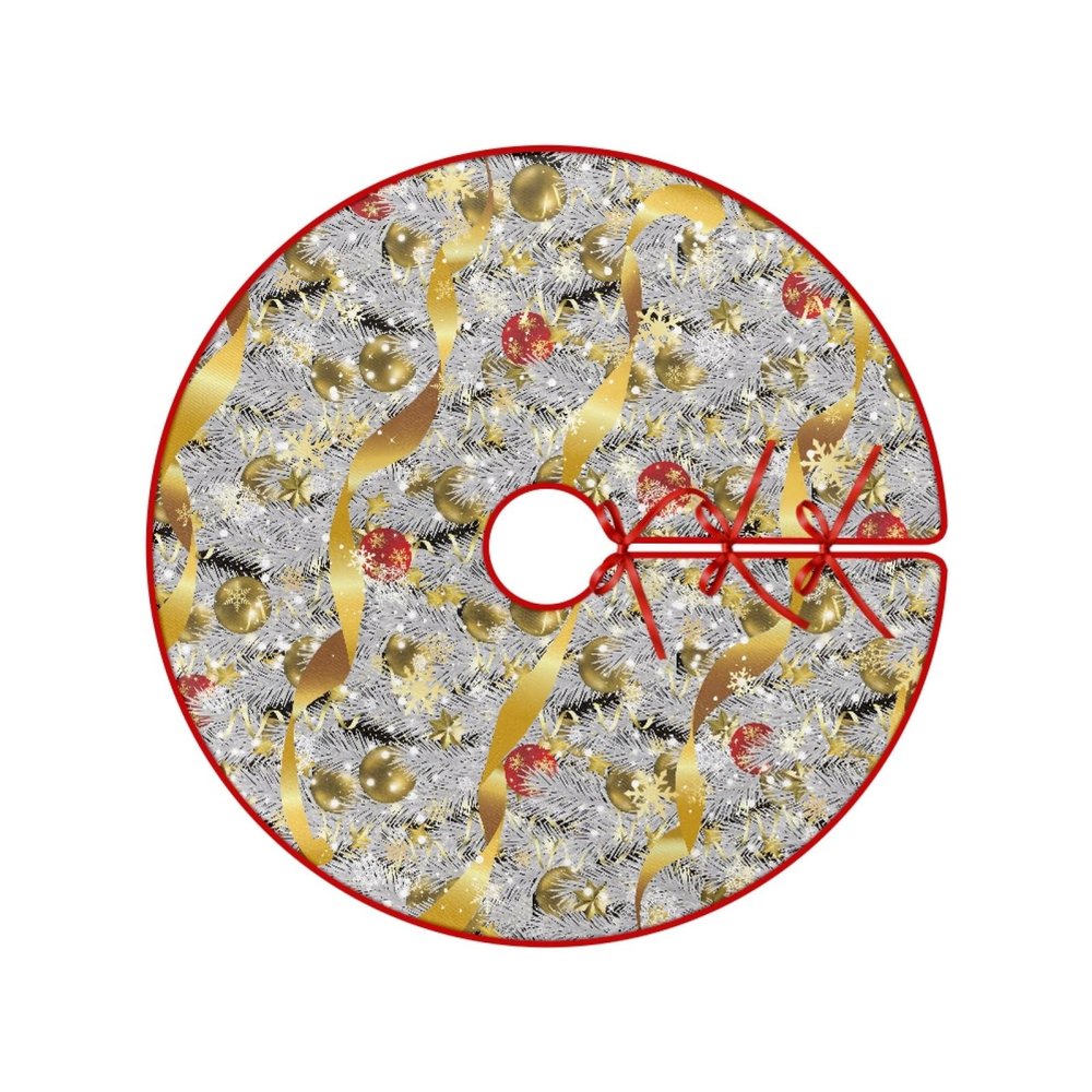 Treer Round Christmas Tree Skirt, 122 cm, Christmas Ornament Design B