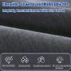 Dark Gray Chenille Sofa Cover, Non-Slip, 90 × 180 cm view 2