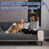 Dark Gray Chenille Sofa Cover, Non-Slip, 90 × 180 cm view 3