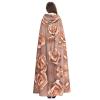 FRESQA Rose Gold Wallpaper Exquisite Adult Hooded Cape—Ultimate Roleplay Cloak, Perfect for a Vampire Look view 4
