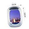 Hemobllo 2-Piece Window Wall Stickers, Self-Adhesive Wall Decor with Night View, Removable and Easy to Apply view 2