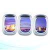 Hemobllo 2-Piece Window Wall Stickers, Self-Adhesive Wall Decor with Night View, Removable and Easy to Apply view 4